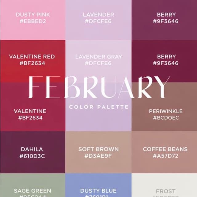 Galentine’s Color Theory at Natural Nail Theory in Atlanta, GA